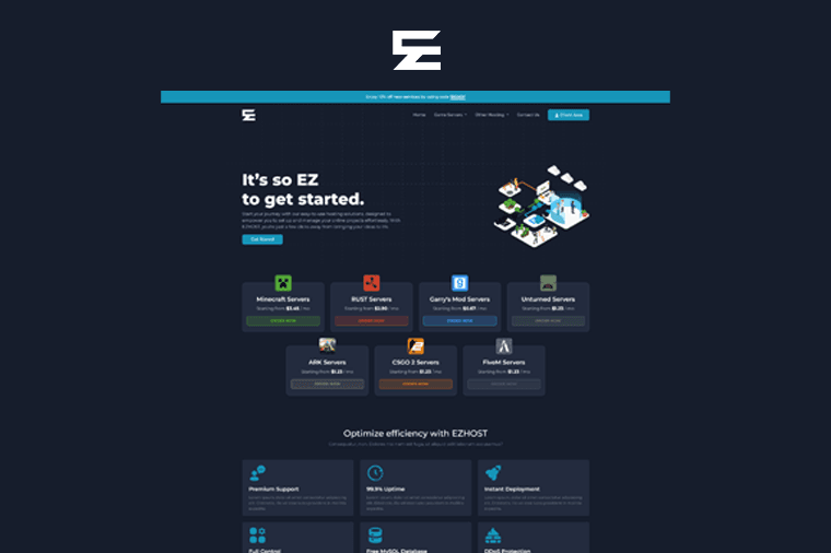 EZHOST Hosting Website